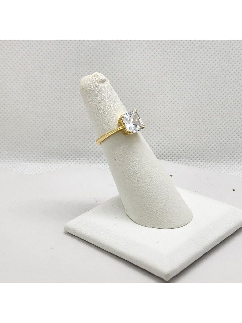 Brand New Sterling Silver 925 Square Gemstone Ring